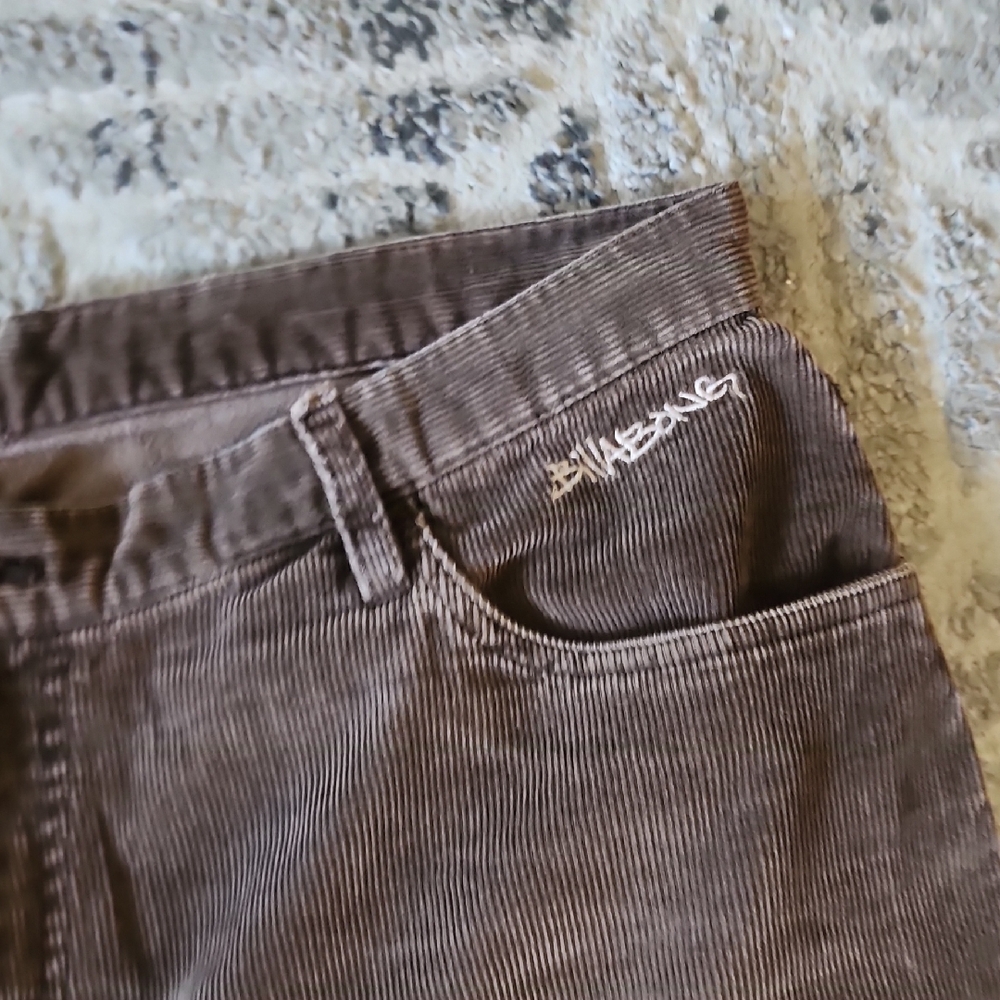 Billabong Brown Corduroy Shorts Men’s Casual Skate Surf - Picture 3 of 10